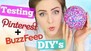 Testing Pinterest and Buzzfeed DIY's !!