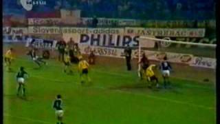 83/84 FK Radnicki Nis vs Slovnaft Bratislava (Dragan Stojkovic)