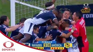 Serie de penales | Monterrey  (3) 0 - 0 (0) América | Semifinal Copa Corona MX - Televisa Deportes
