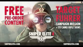 Дебютный геймплей трейлер Sniper Elite 4