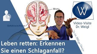 Schlaganfall Erste Hilfe im Ernstfall & Leben retten ⚠ Risikofaktoren, Symptome & Therapie ✅