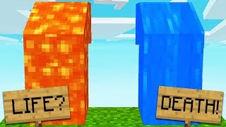 THIS ENTIRE MINECRAFT WORLD IS A LIE.