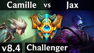 CAMILLE vs JAX (TOP) // Korea Challenger // Patch 8.4