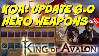 King of Avalon (KOA) | Update 6.0 - Hero Weapons | Strategy Guide How To | Episode 1