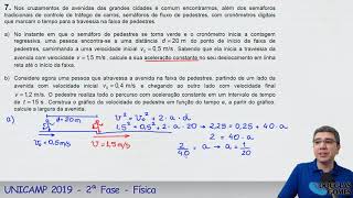 UNICAMP 2019 segunda fase Questão 07