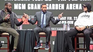 FINAL REMARKS! Deontay Wilder vs. Tyson Fury - Closing Comments after Press Conference