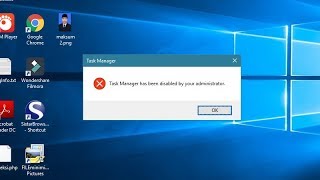 How To Fix "Task Manager Has Been Disabled By Your Administrator" Error!