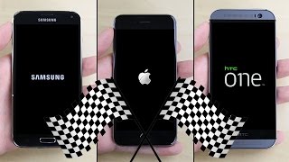 iPhone 6 vs. Galaxy S5 vs. HTC One (M8) Speed Test