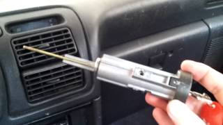 1993 Toyota Celica Ignition Cylinder Removal and Car Start without key