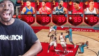 CURRY WON'T MISS! NBA Live Mobile 16 Gameplay - THIS LINEUP IS INSANE Ep. 4