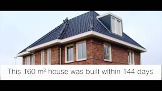 Steel frame house construction process