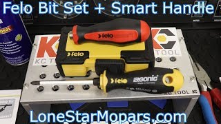 Felo 30 Piece Bit Set and Smart Handle