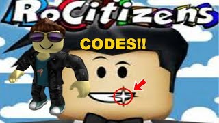 ROBLOX RoCitizens | SECRET MONEY CODES!! (2018!)