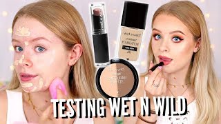 TESTING wet n wild MAKEUP!! FINALLY AVAILABLE IN THE UK! | sophdoesnails| sophdoesnails