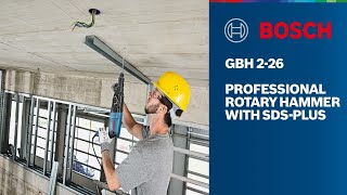 Bosch GBH 2-26 Professional Rotary Hammerl with SDS-plus