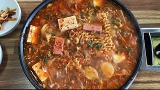 [대구 스타일의 부대찌개] 대명동 #초원부대찌개 대구맛집