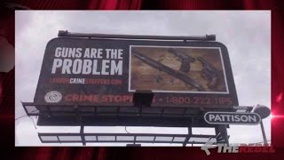 Crime Stoppers' new anti-gun billboard campaign misfires