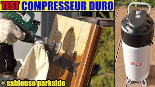 pistolet de sablage lidl parkside sableuse + compresseur aldi duro decaper bois volet lasure