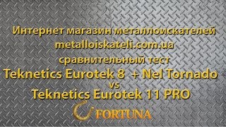 Teknetics Eurotek 8 + Nel Tornado vs Teknetics Eurotek 11 PRO