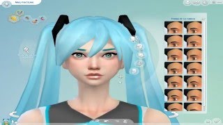 HATSUNE MIKU - SIMS 4 (Create a Sim) ❤.