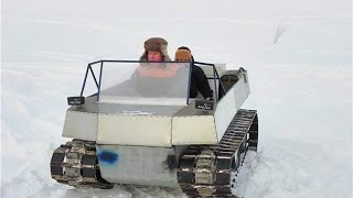 САМОДЕЛЬНЫЙ ГУСЕНИЧНЫЙ ВЕЗДЕХОД 2 СВОИМИ РУКАМИ!
