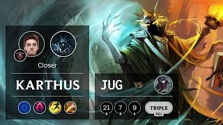 Karthus Jungle vs Kayn - EUW Grandmaster Patch 9.9