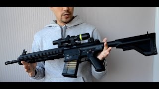 Обзор страйкбольного привода Tokyo Marui HK417 EBB Recoil Shock | Видео ...