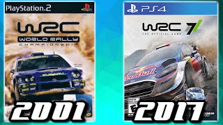 Historia y evolucion de WRC - Evolution of WRC: 2001 - 2017 (juegos de rally)