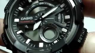 Casio AEQ-110W-1AVEF Обзор записной книжки TELEMEMO 30 в часах