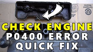 Mercedes Benz P0400 Quick Fix / A SIMPLE WAY / C, CL, CLK, E, S, SLK, ML Class M112 w203 C320