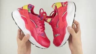 Обзор реплики кроссовок Nike Air Huarache Run Red flowers