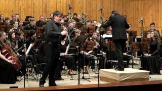 Oscar Navarro “II Concerto” for Clarinet and Concert Band soloist Thomas Mazur
