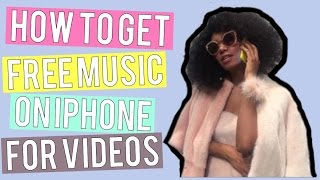 How To Add Free Music To Your Videos (IOS FREE)