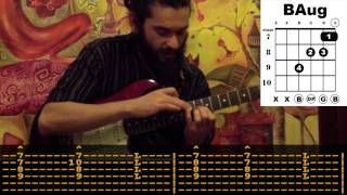 Teoman - Uykusuz Her Gece Gitar Dersi - SOLO, AKOR ve TAB -