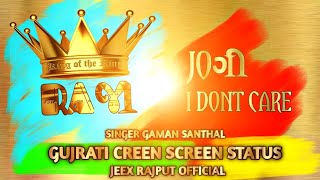 New green screen status | gaman santhal | Raja jogi