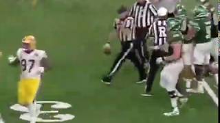 Eastern Michigan QB Punches Pitt Defender Then Punches Referee