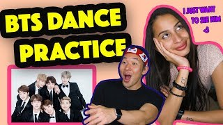BTS - BLOOD SWEAT & TEARS ( DANCE PRACTICE ) REACTION VIDEO!!