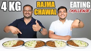 4 KG RAJMA CHAWAL EATING CHALLENGE | Rajma Rice Eating Competition | Food Challenge