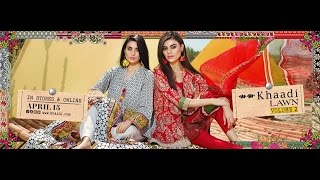 Khaadi Lawn 3 Piece Collection 2017 Vol 2 For Girls