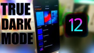 DARK MODE WORKS ON IOS 12! IT FINALY HAPPENED!
