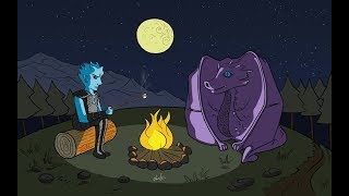 Drawing Night King and Viserion from Game of Thrones (Comic Illustration) | Digital Art - Photoshop