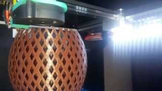 Тестовая печать на 3D принтере H-bot
