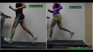 Running Analysis of Heel Strike versus Forefoot Strike (Same runner, 2 weeks apart)