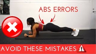 6 COMMON ABS MISTAKES! GYM ERRORS & HOW TO FIX THEM