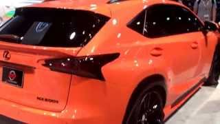 Orange Lexus NX SEMA