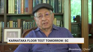 Soli Sorabjee: Time Given For Floor Test Given Is Too Short
