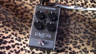 TC Electronic FANGS metal distortion pedal demo with Les Paul