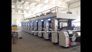 7 Motor Control High Speed Gravure Printing Machine with Automatic Splicing