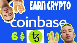 COİNBASE TEZOS DAĞITIMI EARN  CRPYTO TEZOS 6$