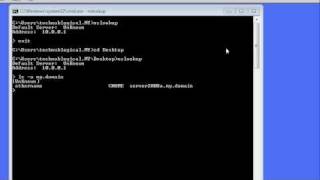 Windows command line networking: nslookup